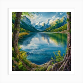 Lake View 1 Art Print