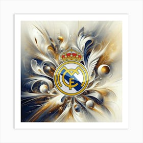 Real Madrid CF Logo Wall Art 15 Art Print