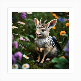 Deer In The Meadow Art Print