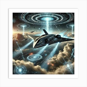 Ionosphere Advanced Stealth Tech Converted Art Print