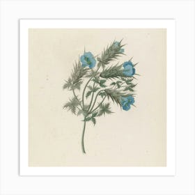 Blue Flower Art Print