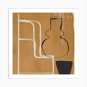 Abstract Object Soft color Art Print