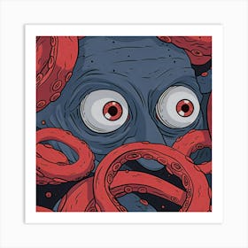 Octopus 5 Art Print