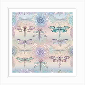 Dragonflies Art Print