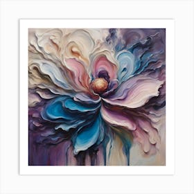 Flower Swirl Art Print