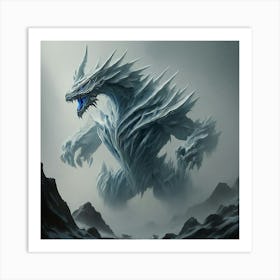 Ice Dragon Art Print