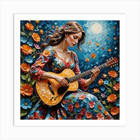 Acoustic Guitar 3 Art Print