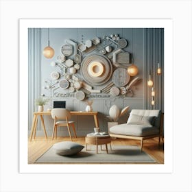 Unique Digital Art For Modern Interiors (3) Art Print