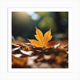 Autumn Leaf 11 Art Print