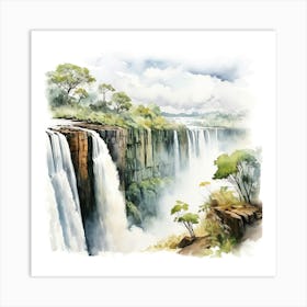 Victoria Falls 1 Art Print