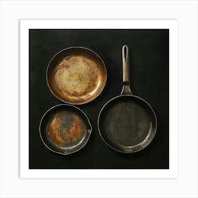 Frying Pans 1 Art Print