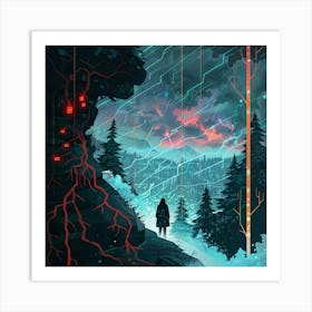 Dark Forest 1 Art Print