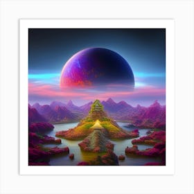 Nebula Art Print