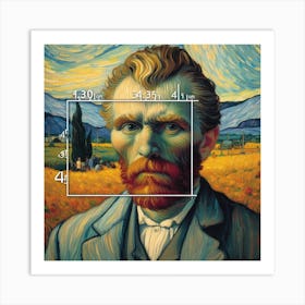 Gogh'S Self Portrait Art Print