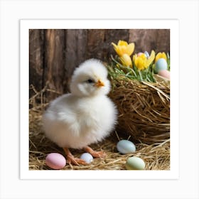 Easter Chick 1 Art Print