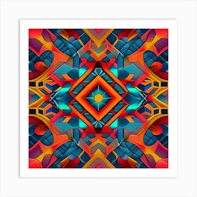 Abstract Psychedelic Pattern 8 Art Print