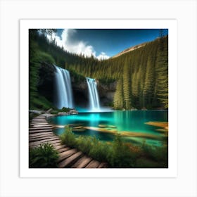 Waterfall 24 Art Print