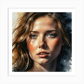 Portrait Of A Woman 48 Art Print