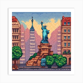 Pixel Art 11 Art Print