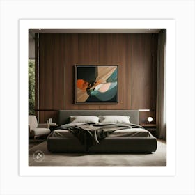 Modern Bedroom Art Print