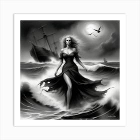 Dark Waters Art Print