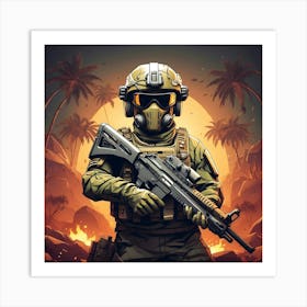 Soldier Art Print