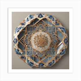 Islamic Mandala Art Print