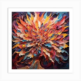 Abstract Tree Of Life Art Print