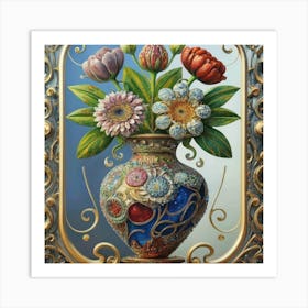 Vase Unique And Rare Decorative Antique 15 Art Print