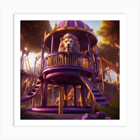 King of the playground Art Print