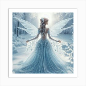 The Fairy In White Art Print