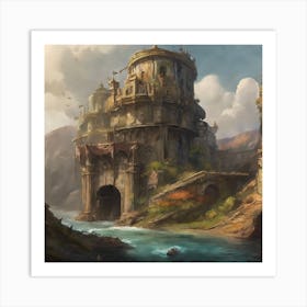 Fantasy Castle 102 Art Print