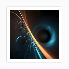 Black Hole - Black Hole Stock Videos & Royalty-Free Footage Art Print