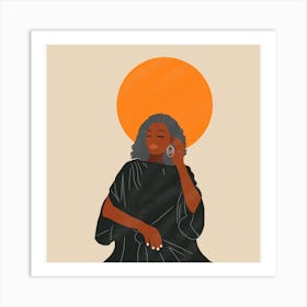 Afro-American Woman Art Print