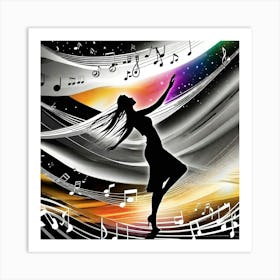 Music Notes 7 Art Print