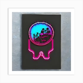 Neon Print Art Print