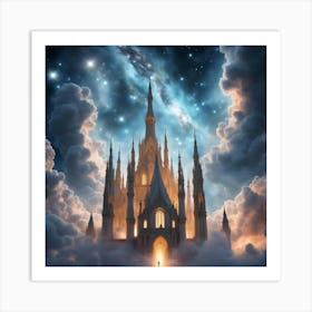 Castle In The Clouds 5 Art Print