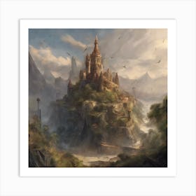 Fantasy Castle 58 Art Print