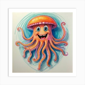 Octopus 106 Art Print