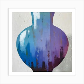 Blue Vase 1 Art Print