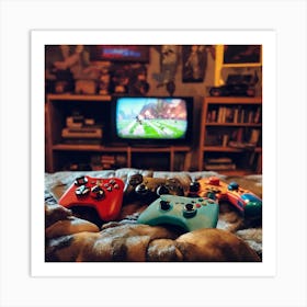 Video Games (2) Art Print