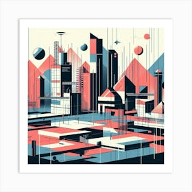 Cityscape 1 Art Print