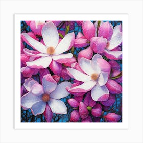 Magnolia Blossoms 2 Art Print