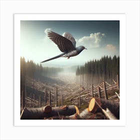 Bird In The Forest Art Print