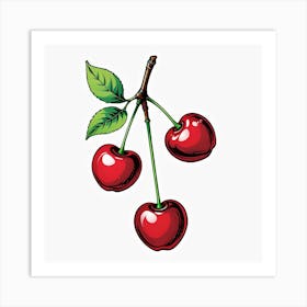 Cherry Tree Art Print