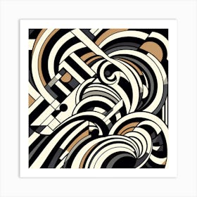 Imperfectionist Abstract Illusion Art Print