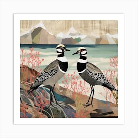 Bird In Nature Lapwing 3 Art Print