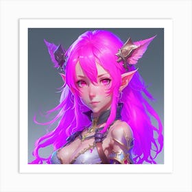 Elven Girl 2 Art Print