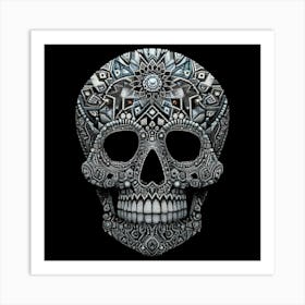 Day Of The Dead Skull 20 Art Print