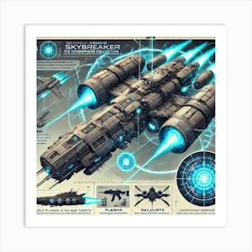 Ionosphere Skybreaker Key Features Converted Art Print